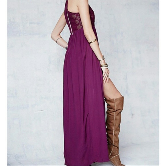 Free People Bless'ed are the meek endless summer Maxi dress lipstick - Picture 3 of 16